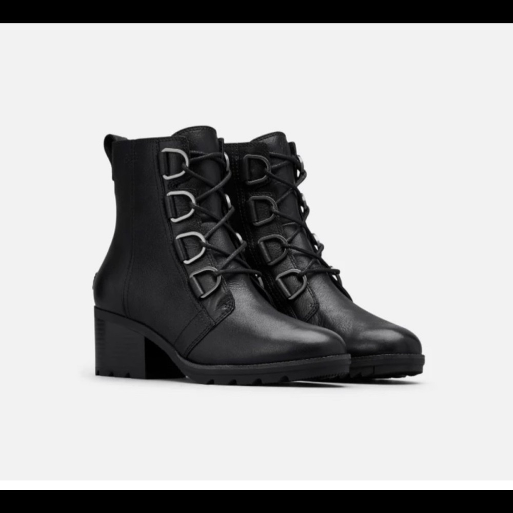 Sorel Comfy Cate Lace Up Combat Boot Size 10 - Picture 7 of 13